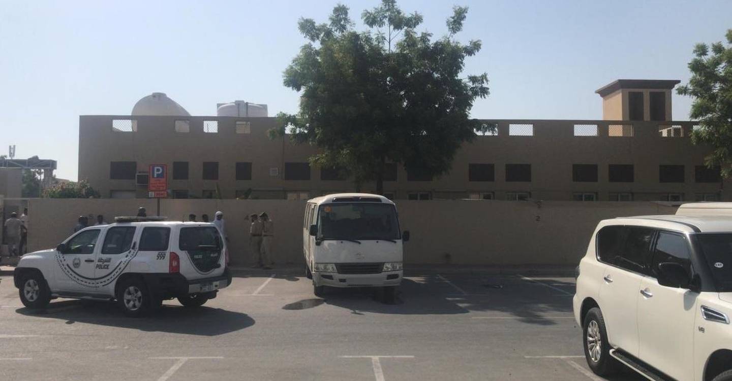 A six-year-old boy died after being left on a bus for hours during the intense summer heat. Courtesy Dubai Police