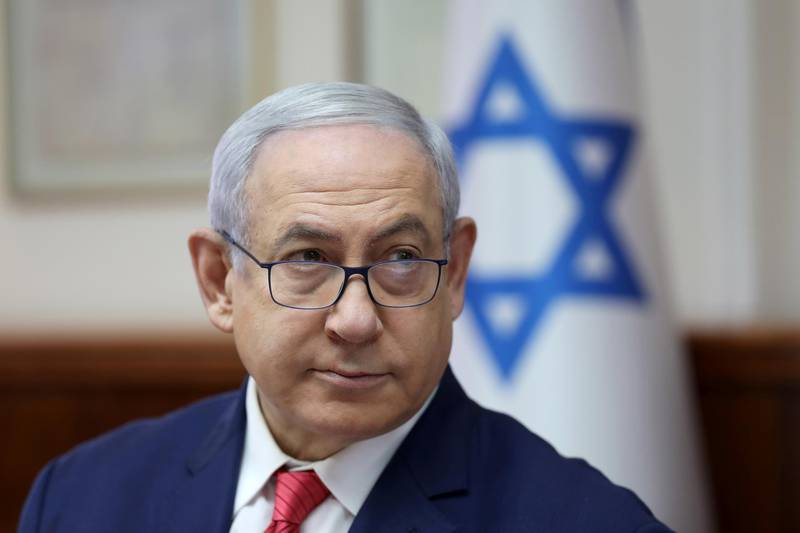 Israeli Prime Minister Benjamin Netanyahu attends the weekly cabinet meeting in Jerusalem September 8, 2019. Abir Sultan/Pool via REUTERS