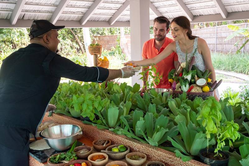 A traditional Maldivian cooking class will be a highlight of your stay. Courtesy JA Manafaru