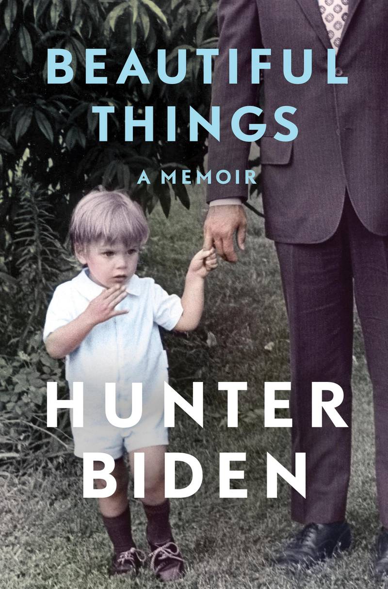 This cover image released by Gallery Books shows "Beautiful Things" a memoir by Hunter Biden. Biden, son of President Joe Biden and an ongoing target for conservatives, has a memoir coming out April 6. The book will center on the younger Biden's well publicized struggles with substance abuse, according to his publisher. (Gallery Books via AP)