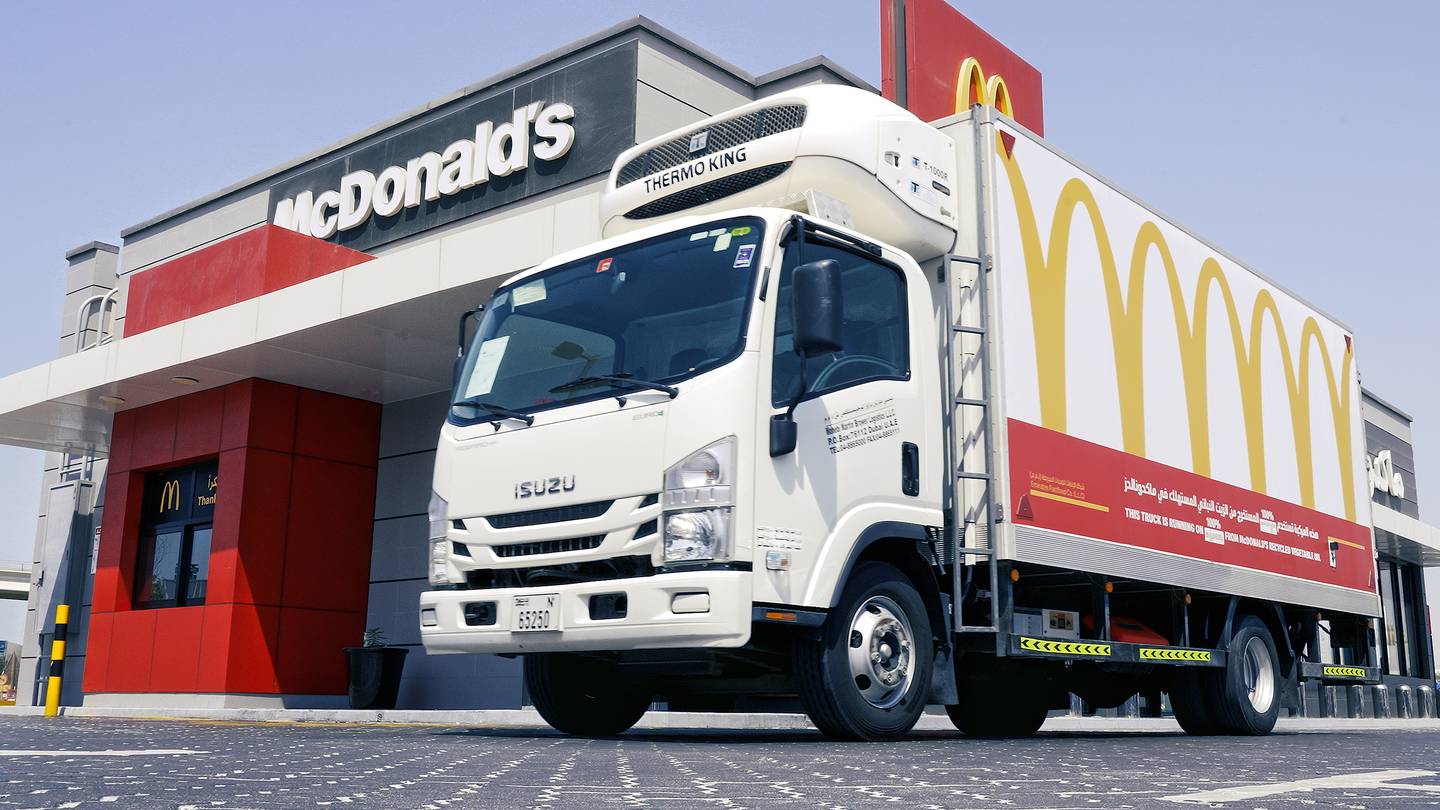 McDonald’s UAE marks 22m kms fuelled by biodiesel, reducing CO2 emissions in supply trucks