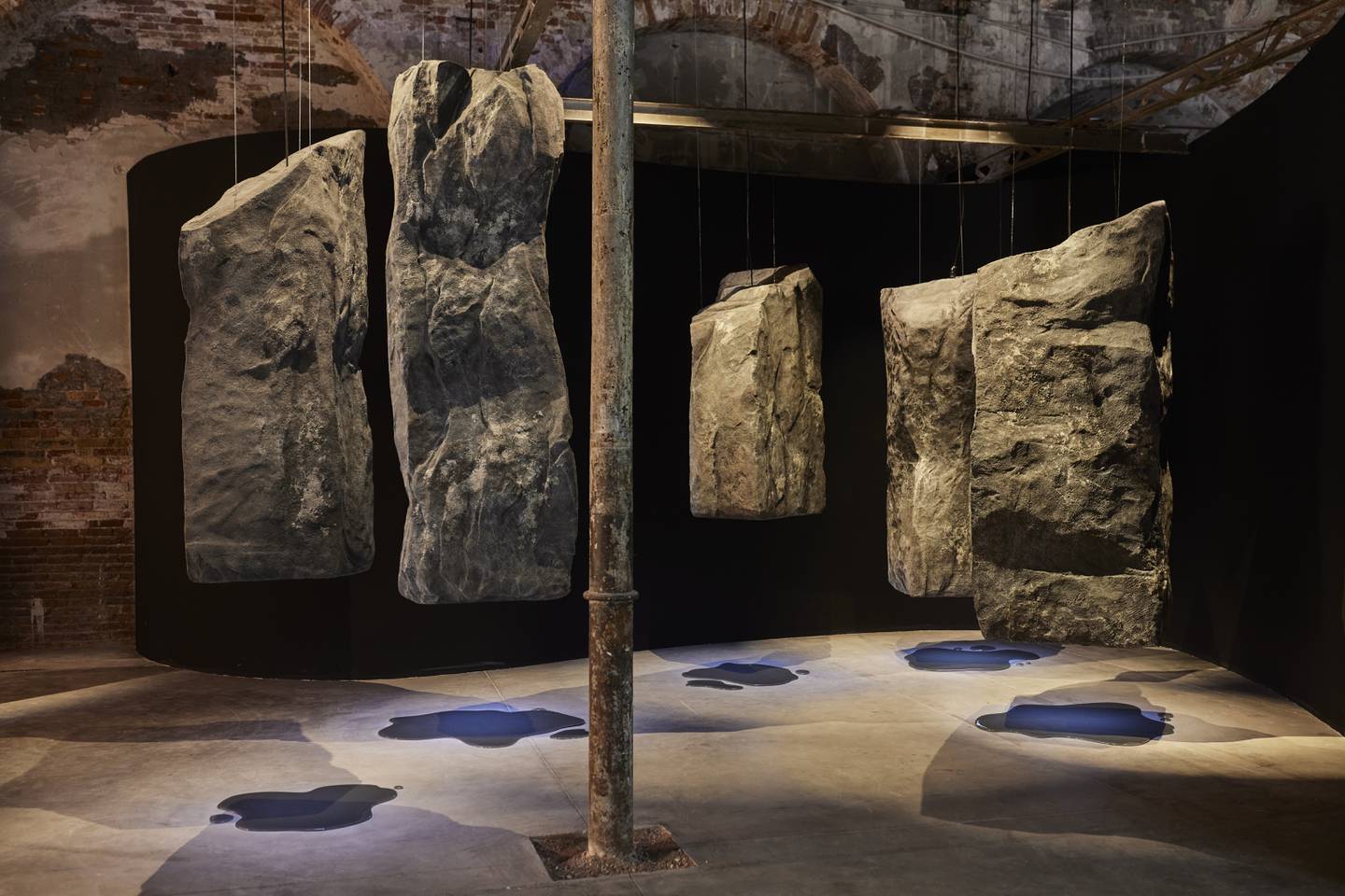 Budoor Al Riyami's installation 'Breathe' (2022) in the first Oman Pavilion, curated by Aisha Stoby, at the Venice Biennale. Photo: David Levene