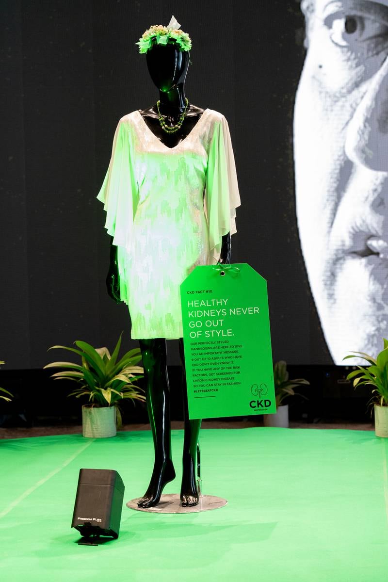 Fashion 'collection' CKD is part of AstraZeneca's plans to raise awareness about chronic kidney disease. Photo: AstraZeneca