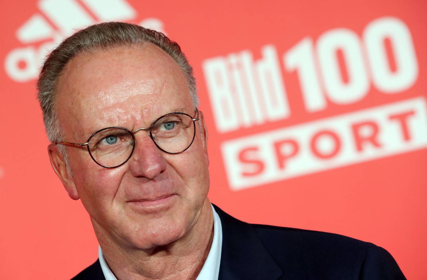 epa06746885 Bayern Munich's CEO Karl-Heinz Rummenigge on the red carpet of 'Bild100 Sport' in Berlin, Germany, 18 May 2018. The event invites 100 of the most important and influential German and International personalities of Politics, Economics and Sport.  EPA/FELIPE TRUEBA