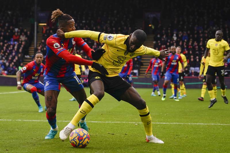 Centre-back: Antonio Rudiger (Chelsea) – Helped snuff out Crystal Palace with a typically defiant performance and also almost scored with a ferocious long-range effort. AP Photo