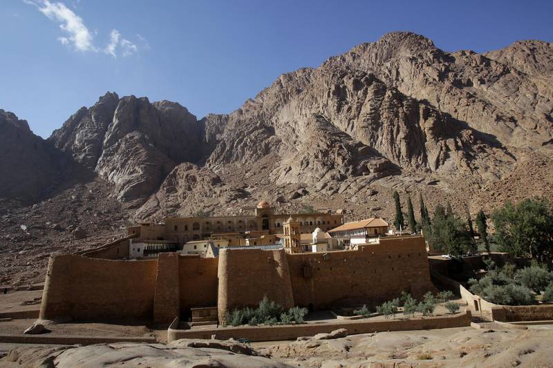 A view of the monastery of St. Catherine in Sacred Valley, South Sinai. EPA