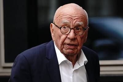 Media tycoon Rupert Murdoch announced he is stepping down as chairman of Fox and News Corp. PA