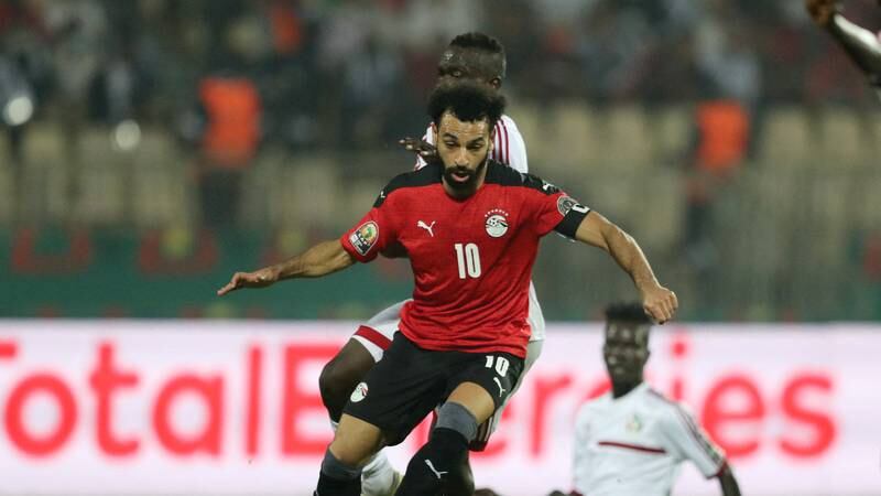 An image that illustrates this article Star strikers Salah and Haller go head-to-head at sombre Afcon