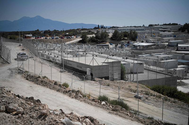The EU has committed €276 million ($323.6m) for the new camps on five Aegean islands. AFP
