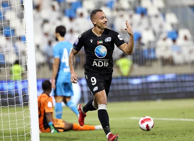 Rafael Bataglia fired a hat-trick for Baniyas in a 4-1 win over Dibba in the Adnoc Pro League on Saturday, October 22, 2022. Photo: PLC
