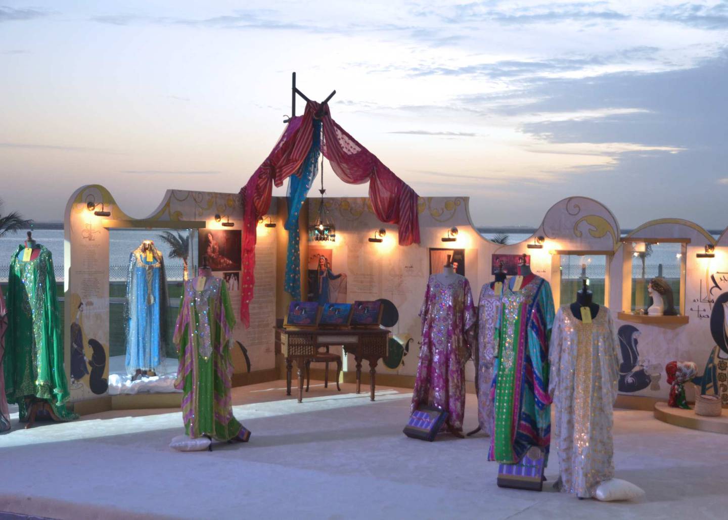 Dresses from the private collection of Dr Reem El Mutwalli"Photo Courtesy Dr Reem El Mutwalli