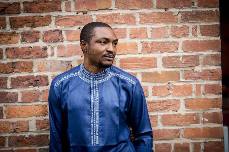 Abubakar Adam Ibrahim won the NLNG Nigeria Prize for Literature for his debut novel, Season of Crimson Blossoms. Photo by Jill Jennings  