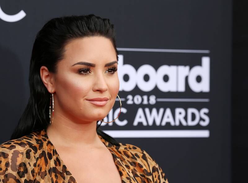 FILE PHOTO: Singer and actress Demi Lovato arrives at the 2018 Billboard Music Awards in Las Vegas, Nevada, U.S., May 20, 2018. REUTERS/Steve Marcus/File Photo