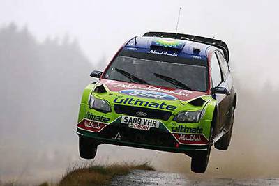 Mikko Hirvonen of the BP Ford Abu Dhabi team will be looking for a repeat of his win at Rally Finland last year.