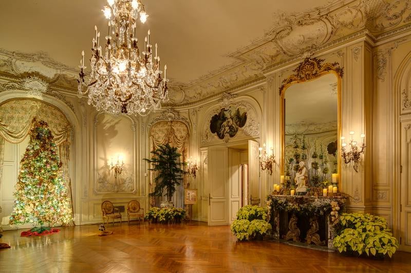 The ballroom at the Elms once played host to the socialites of the Gilded Age. After the death of Berwind's sister, Julia, the Preservation Society of Newport County bought the mansion for less than $120,000. Photo: John W Corbett