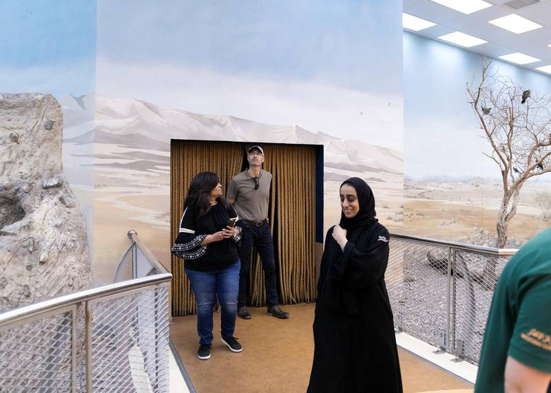 SHARJAH, UNITED ARAB EMIRATES. 11 FEBRUARY 2019. Cultural Diplomacy Tour for visiting dignitaries at Arabia's Wildlife Center in Sharjah.(Photo: Reem Mohammed/The National)Reporter:Section: