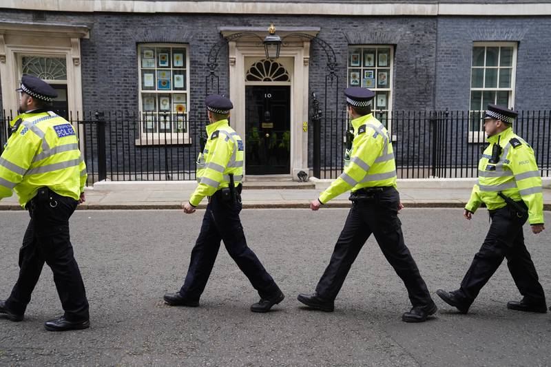 The Metropolitan Police has said more than 100 fines have now been issued over breaches of coronavirus regulations in Whitehall and Downing Street. PA