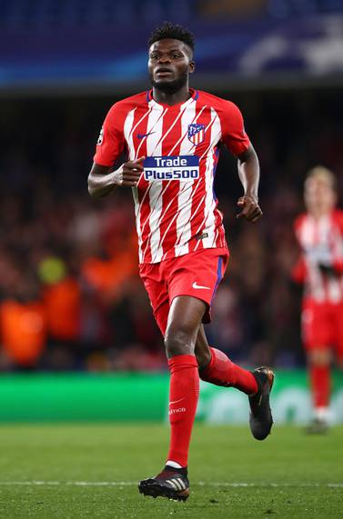 Thomas Partey won the Europa League and played in the Champions League final at Atletico Madrid. PA