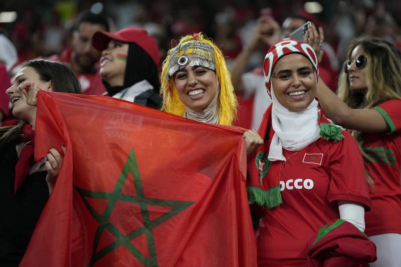 Morocco's supporters hope to see their team make history by reaching the knockout stages for only the second time in their history. AP Photo