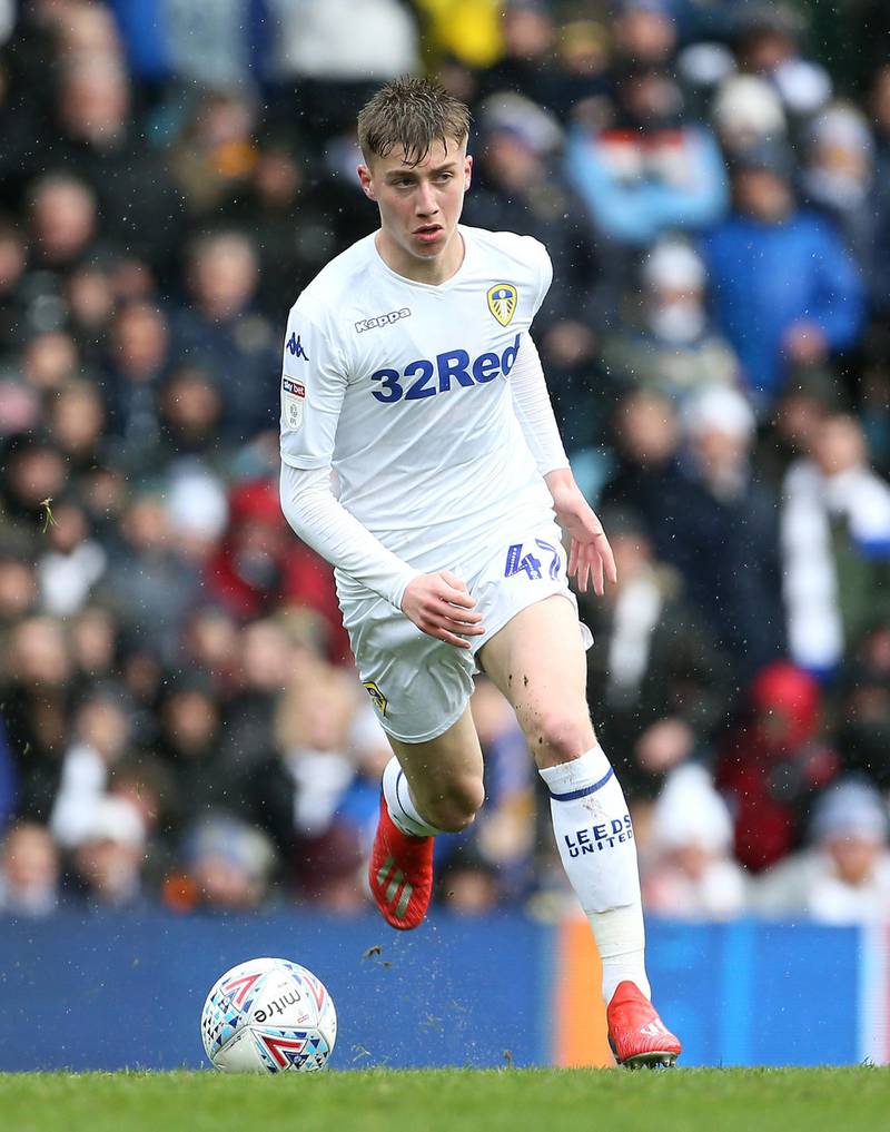 File photo dated 16-03-2019 of Leeds United's Jack Clarke. PRESS ASSOCIATION Photo. Issue date: Tuesday July 2, 2019. Leeds winger Jack Clarke has joined Tottenham, returning to Elland Road on a season-long loan, the Championship club have announced. See PA story SOCCER Leeds. Photo credit should read Richard Sellers/PA Wire.