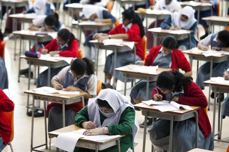 Could the emergence of tools such as ChatGPT tarnish the integrity of school exams? Andrew Henderson / The National