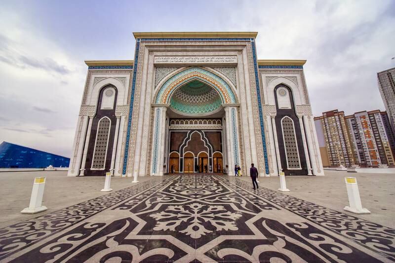 Astana's Khazret Sultan Mosque is the second largest in Central Asia.