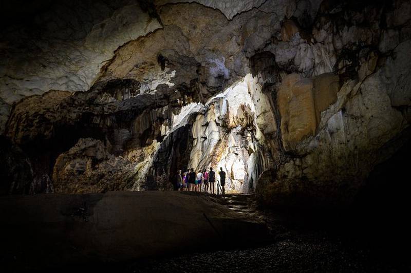 The Naihehe caves on the island of Viti Levu.
