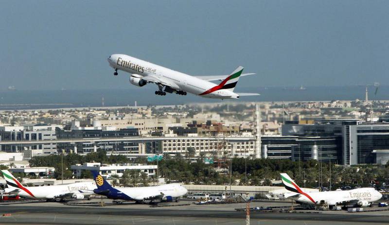 Taking photographs of aircraft taking off from a UAE airport could result in a prison sentence. Stephen Lock  / The National