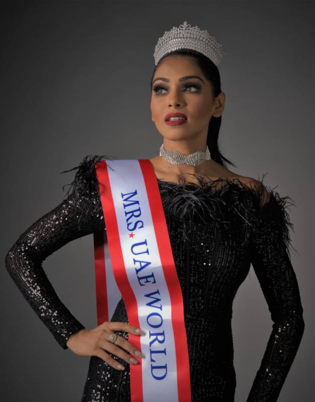 Debanjali Kamstra was the first beauty queen to represent the UAE at the Mrs World pageant in 2022. Photo: Mahmoud Marei
