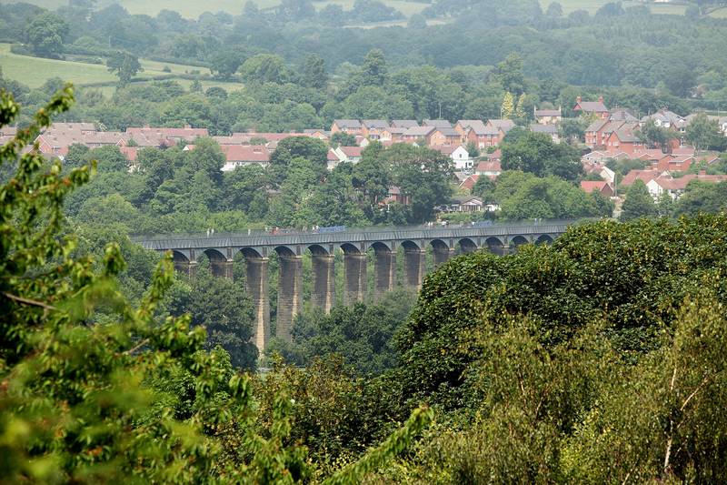 The Pontcysyllte Aqueduct and Canal in Wales.