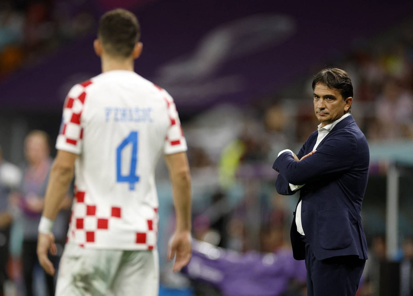 Croatia coach Zlatko Dalic. Reuters