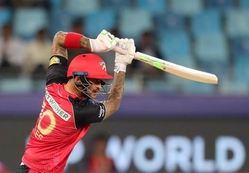 Desert Vipers' Alex Hales in action.