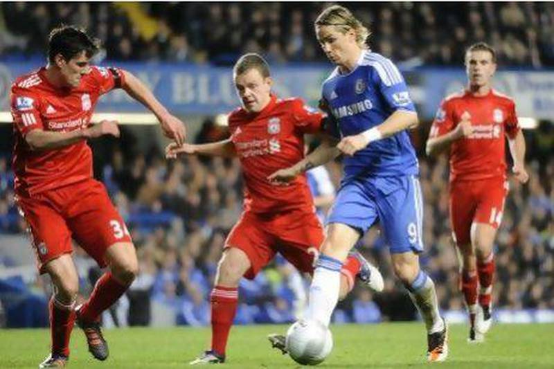 Chelsea's Fernando Torres has yet to score in three games against his former club Liverpool. PA