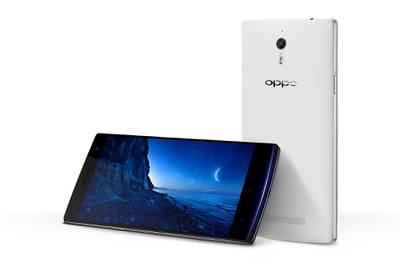 OPPO Find 7 Smartphone. The Find 7 is the first 4G/LTE device from OPPO that also supports Quad HD resolution. Photo: Oppo