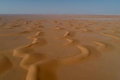The vast deserts of Saudi Arabia captured by drone