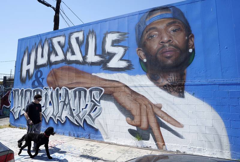 Rapper Nipsey Hussle was only 33 when he was shot to death. AP