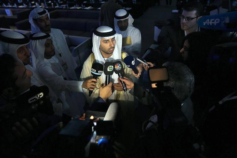 The UAE Energy Minister, Suhail Al Mazrouei, has said that the oil oversupply has not been the fault of Opec members. Satish Kumar / The National