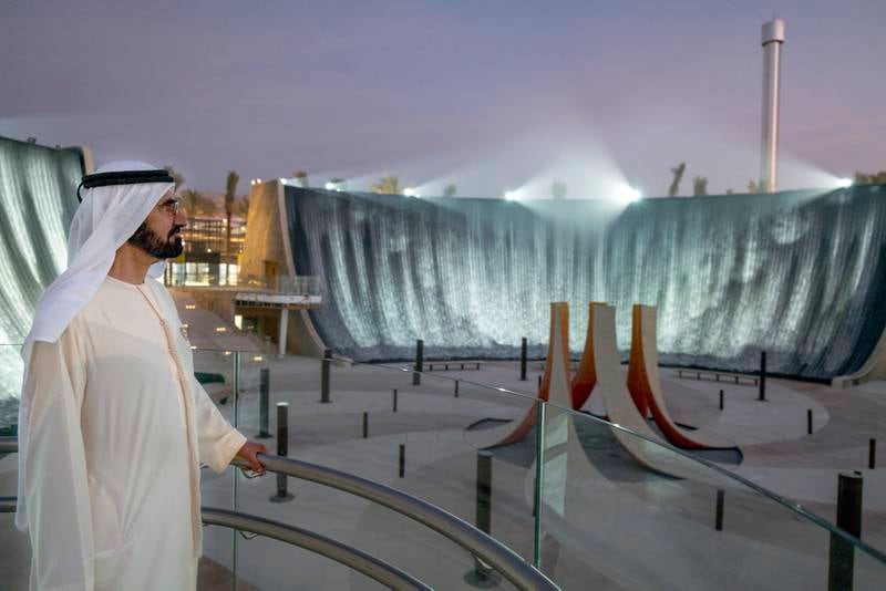 Vice President and Prime Minister of the UAE and Ruler of Dubai Sheikh Mohammed bin Rashid reviews final preparations for Expo 2020 Dubai with one month to go before the grand opening.