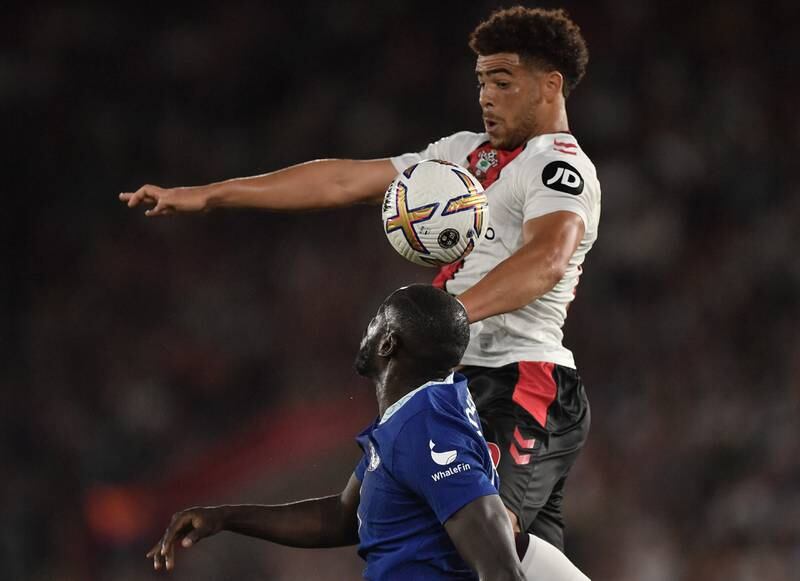 Che Adams 7/10: Used his physicality well to put himself about. The Chelsea backline looked unsure on how to keep the former Sheffield United striker quiet. Held the ball up well. EPA
