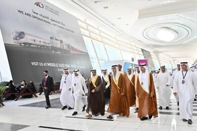 Sheikh Mansour bin Zayed, Vice President, Deputy Prime Minister and Minister of the Presidential Court, underlined the UAE's ambitions for its transport sector at the event