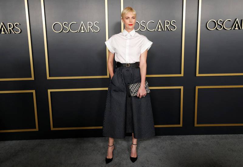 Charlize Theron arrives for the 92nd Oscars Nominees Luncheon in Hollywood, California, on January 27, 2020. Reuters