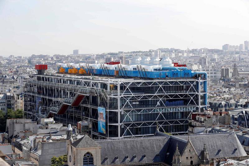 The Centre Pompidou in Paris, photographed in 2017, will be closed for renovations from 2023 to 2027. AFP