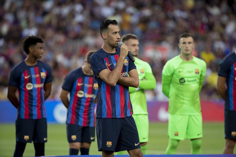 Sergio Busquets 7 - The captain keeping Frenkie de Jong out of the side. Which is fine for now because he’s still excellent, but what about for the future? AP Photo