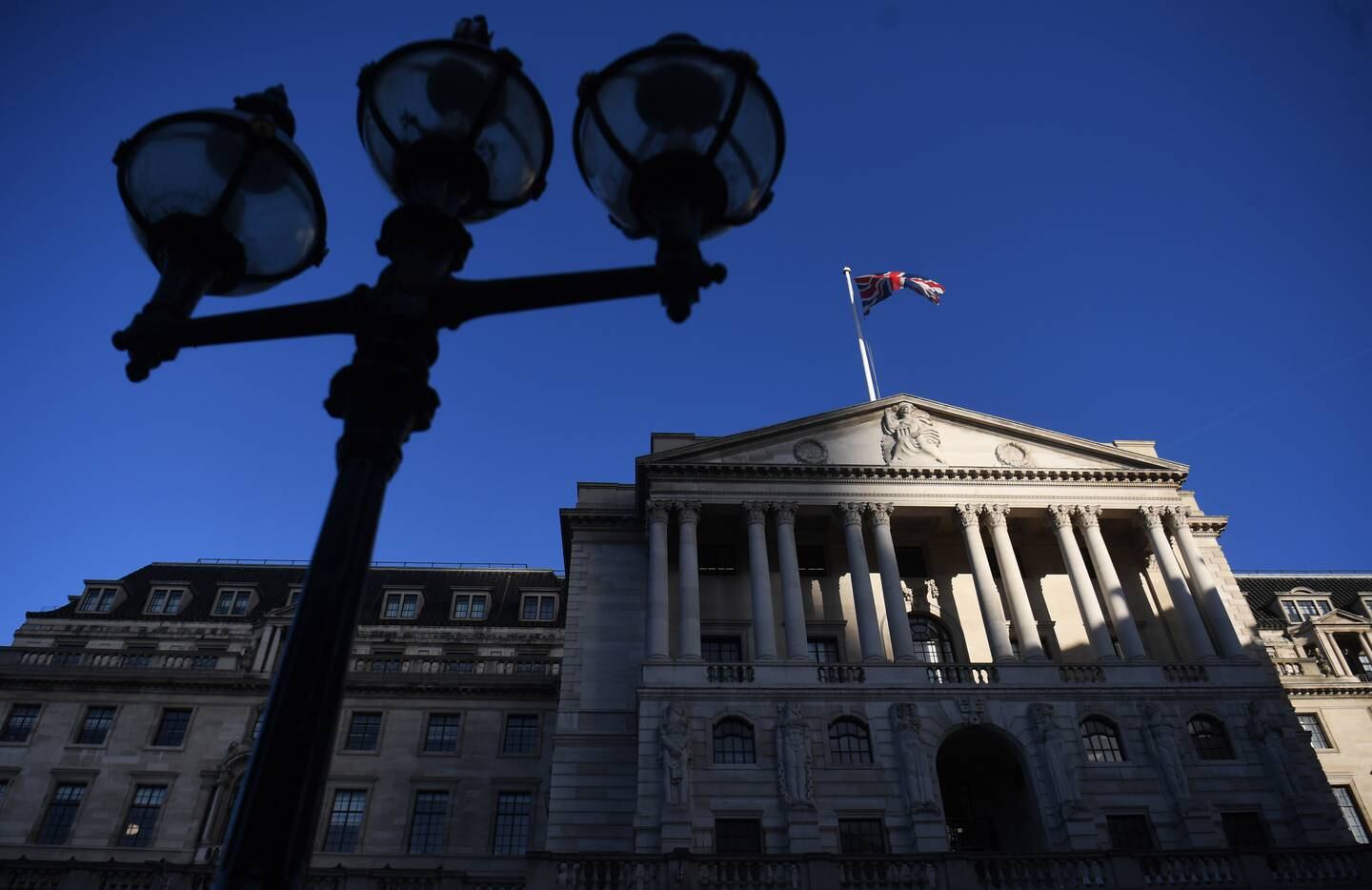 The Bank of England is expected to stick with its tightening strategy. EPA