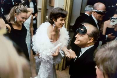 The Capote Tapes - USA. New York City. 1966. Truman CAPOTE at his "Black and White Ball" at the Plaza Hotel. Courtesy DOC NYC