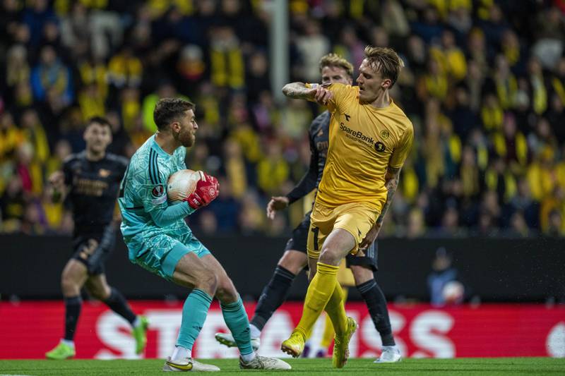 ARSENAL RATINGS: Matt Turner 7 - Quick to react to danger with Bodo/Glimt looking to play direct over Arsenal’s defence, and made a big stop to deny Amahl Pellegrino in the second half. A solid display. 

AP
