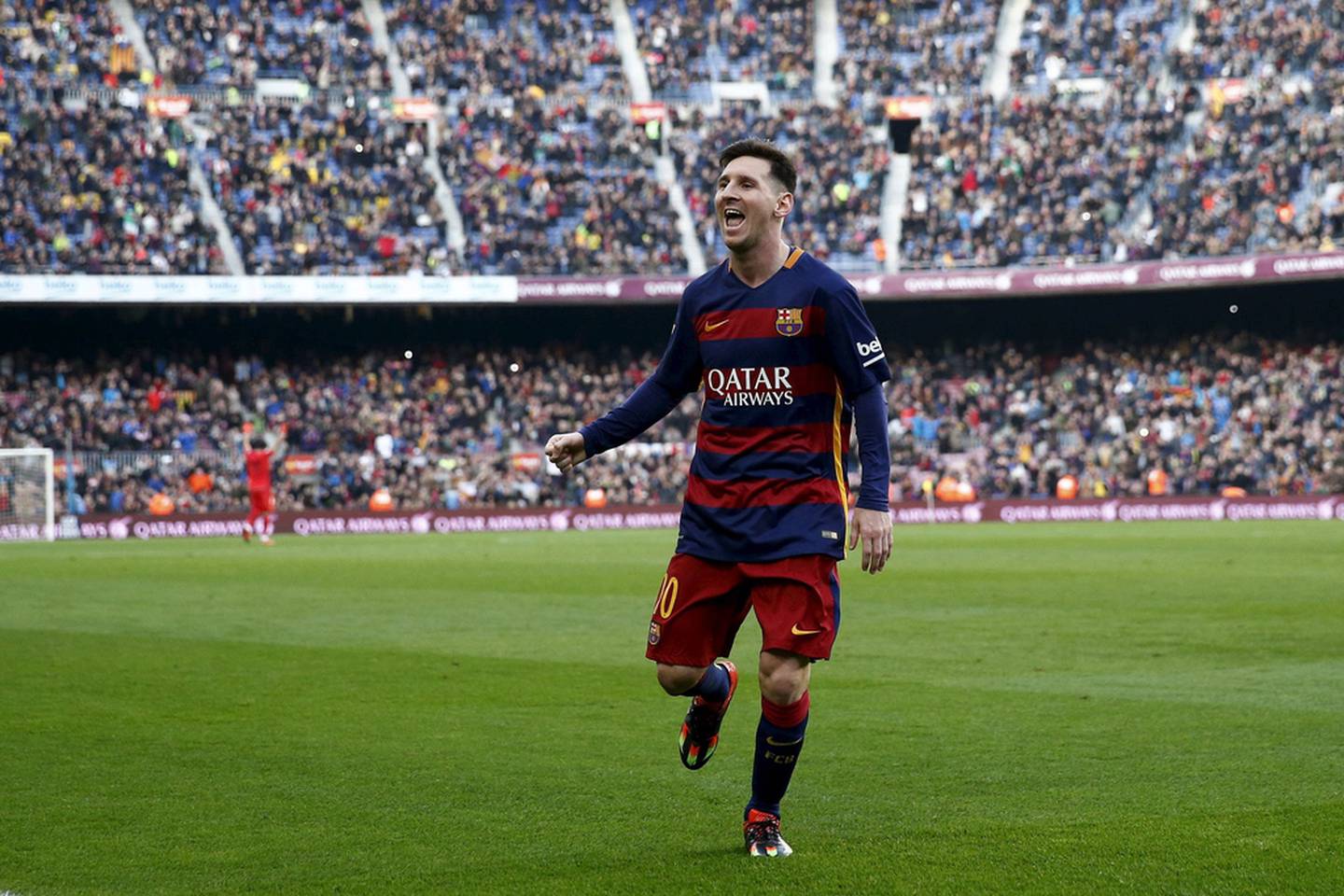 Lionel Messi was a huge draw at Camp Nou. Reuters