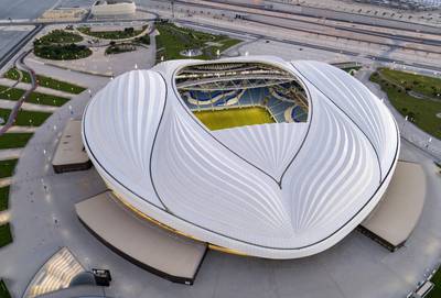 The Al Janoub Stadium in Al Wakrah. Capacity: 40,000. AFP
