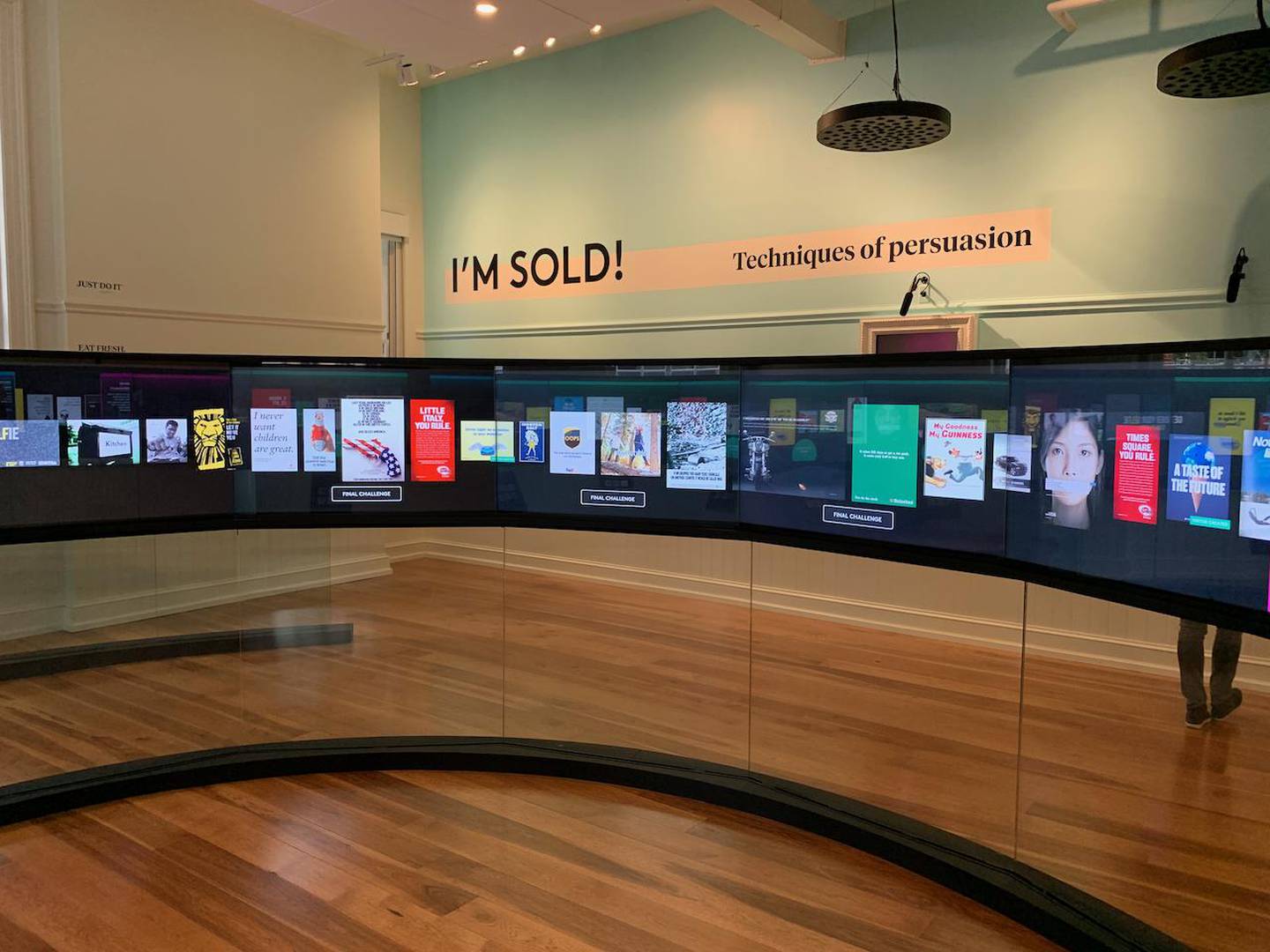 One exhibit inside Planet Word takes a close look at how words have been used through the years for the purposes of advertising products and services.