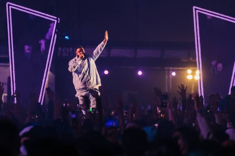 DJ Khaled delivered a rare international performance at Soundstorm festival. Photo: MDLBEAST